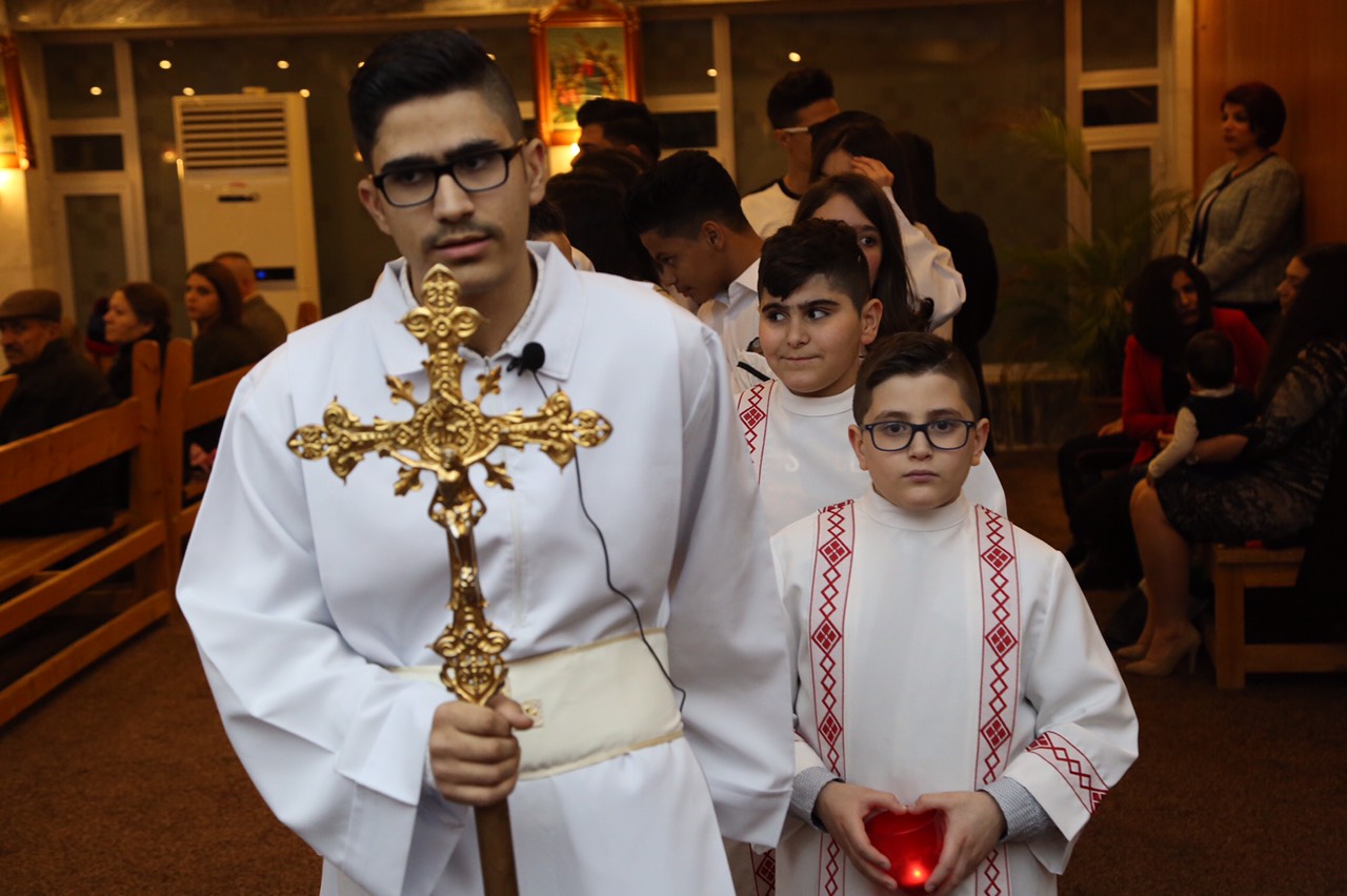 له‌ كڵێسه‌يه‌كى سلێمانى يادى له‌دايكبوونى په‌يامبه‌رى كريستيانه‌كان كرايه‌وه‌